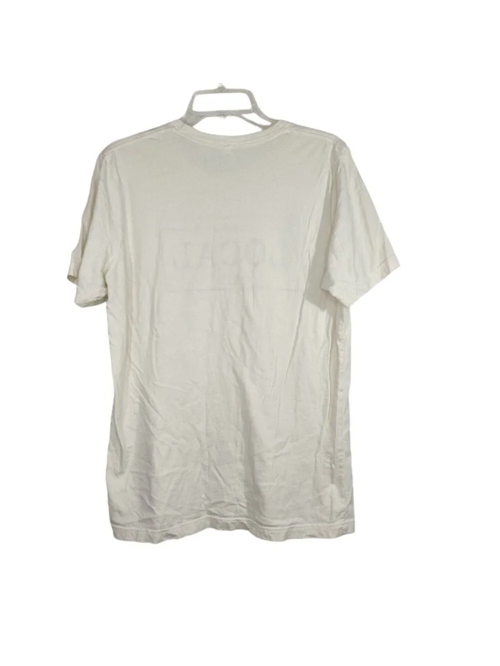Unbranded Tan Beige Louisiana Local Graphic T-Shirt Women Size L Crewneck FLAW - Picture 3 of 7